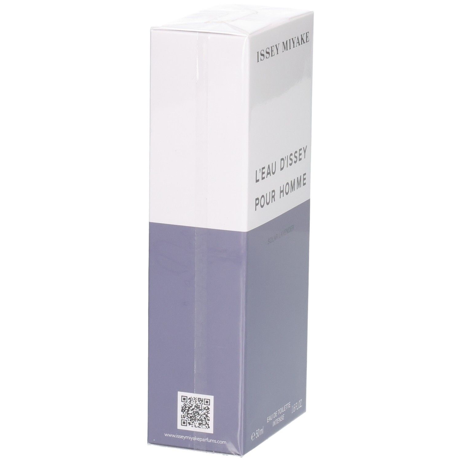 Issey Miyake L'Eau d'Issey Pour Homme Solar Lavender Eau de Toilette Intense 50ml scatola, retro.