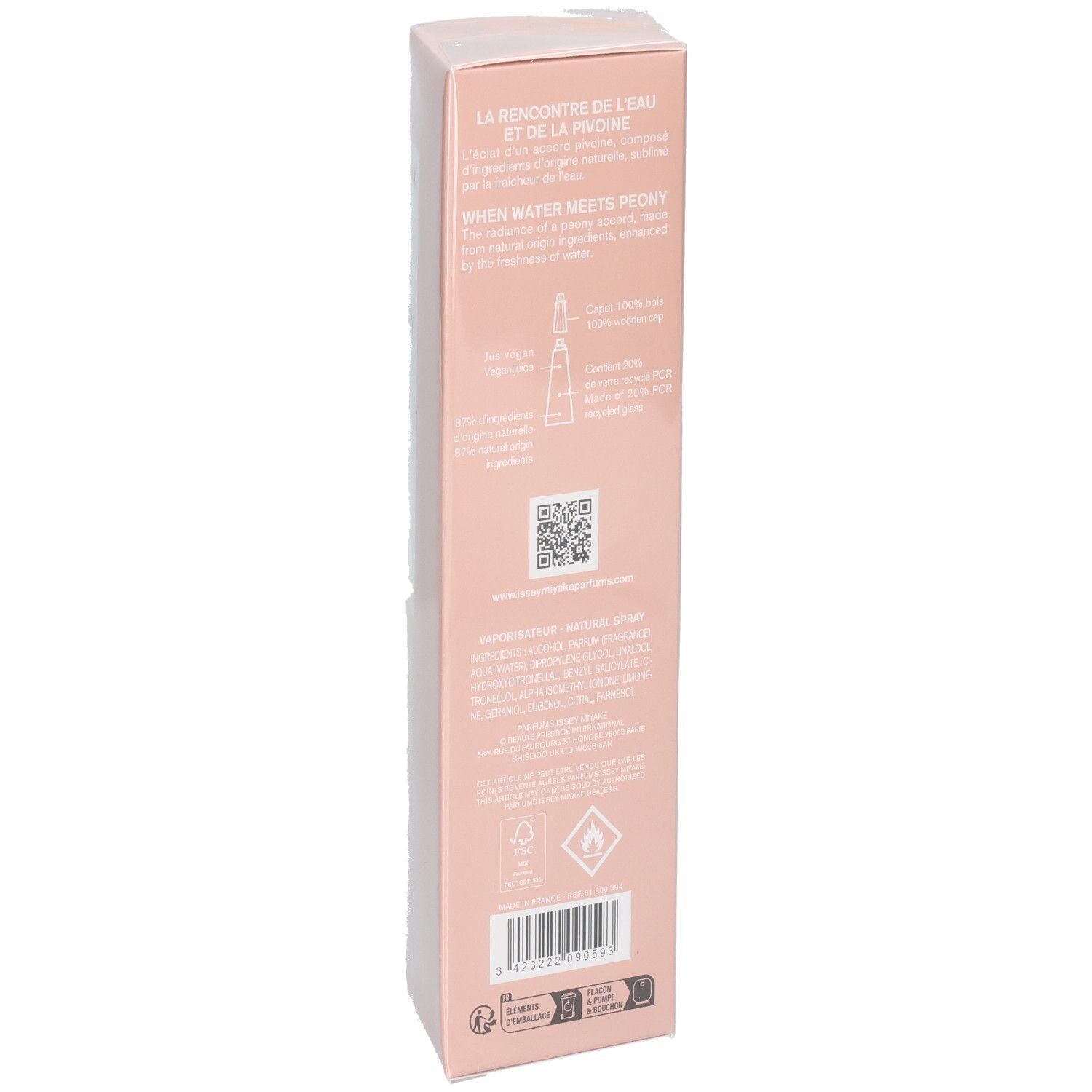 Issey Miyake L'Eau d'Issey Pivoine Eau de Toilette Intense 50ml packaging.