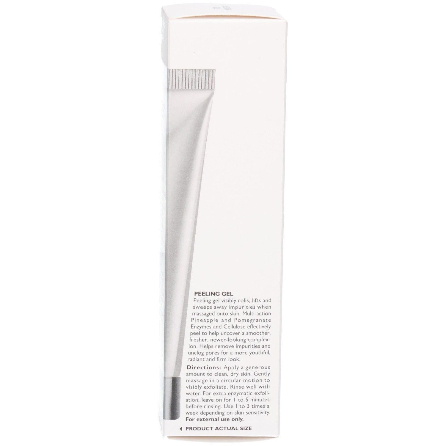 Scatola di gel peeling Peter Thomas Roth con immagine del prodotto
