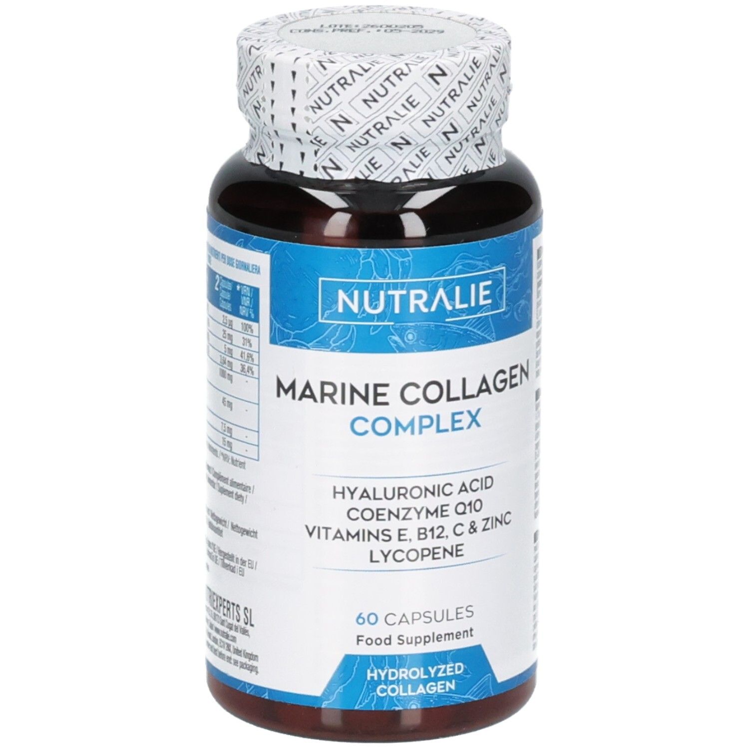 Nutralie Marine Collagen Complex Capsule, 60 pezzi.