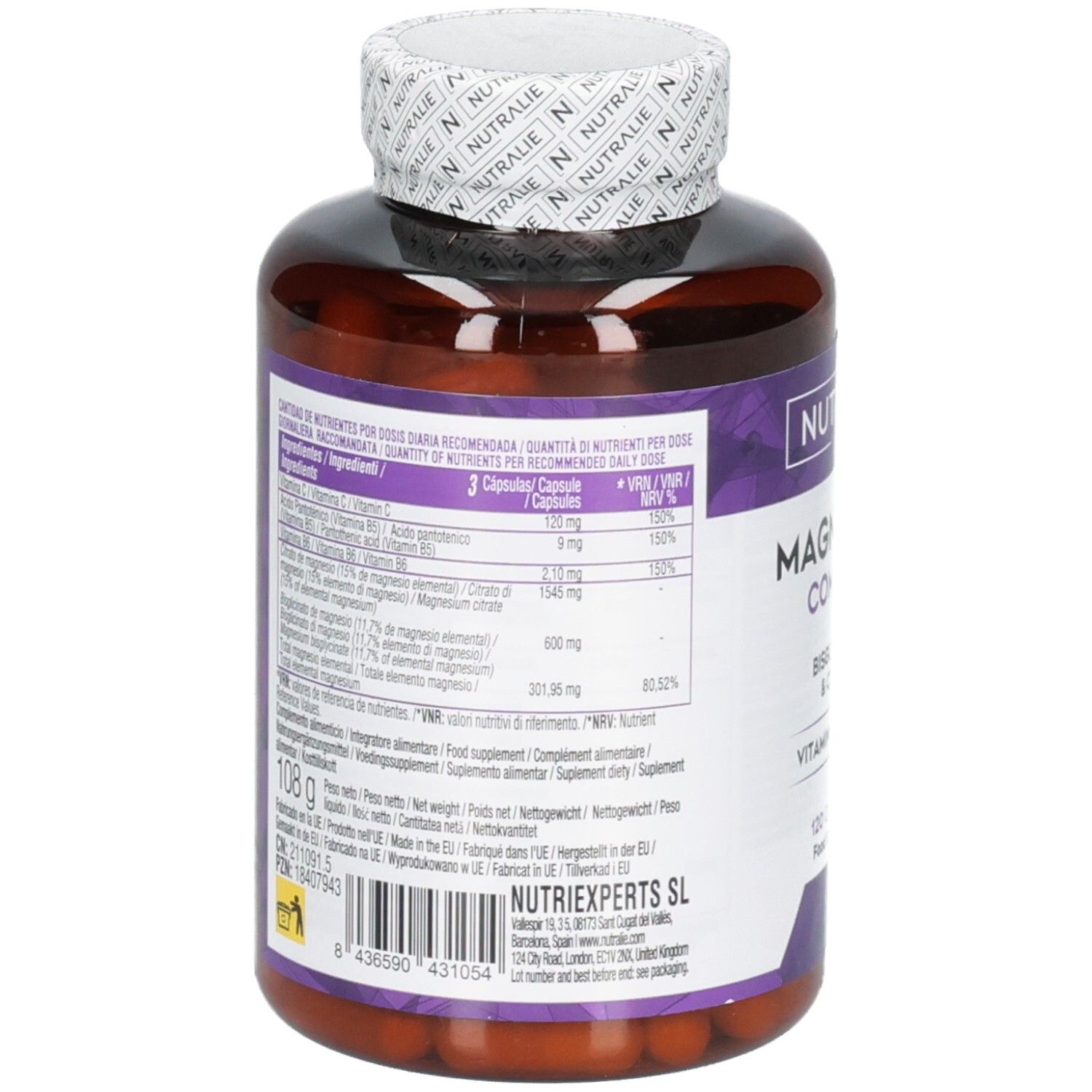 Nutralie Complesso di magnesio in capsule