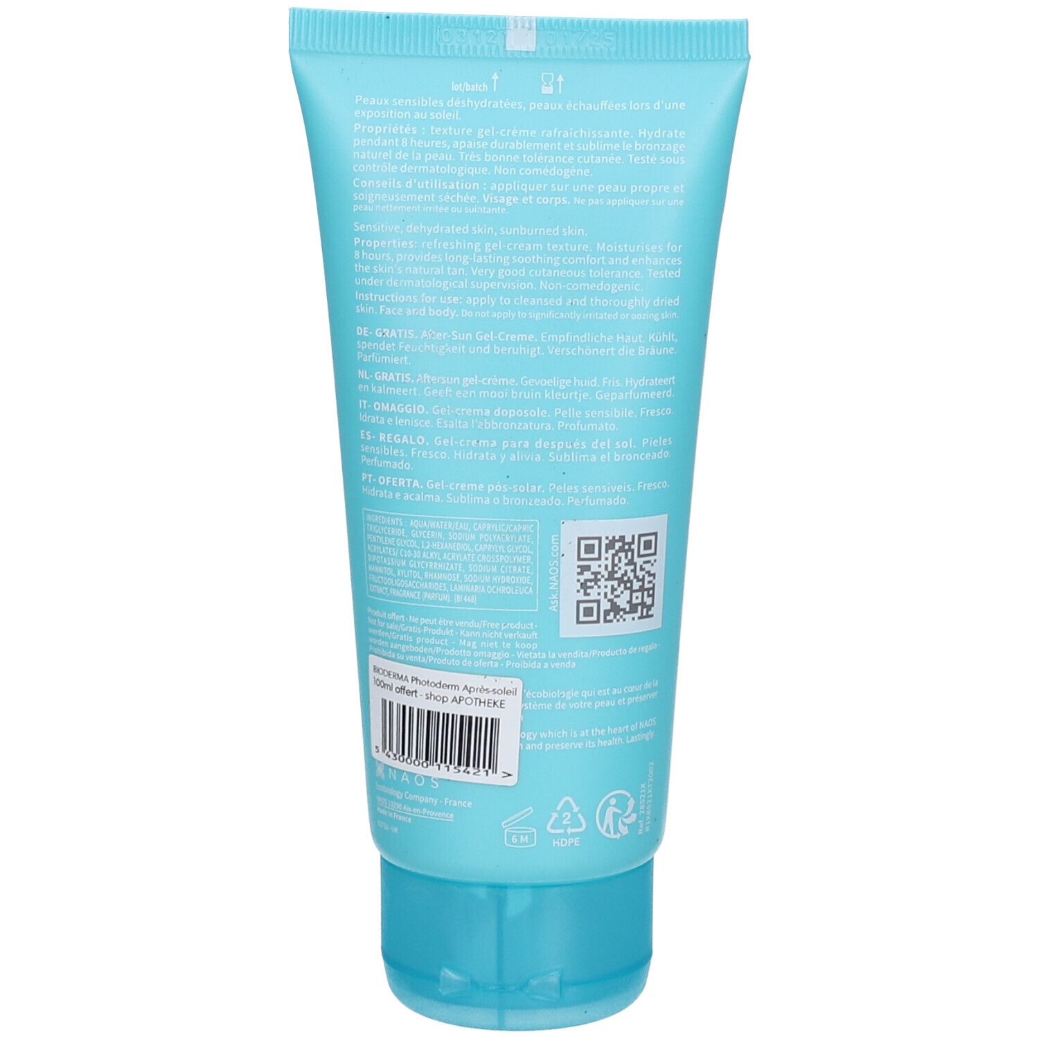 Bioderma Photoderm Latte Doposole Offerto GRATUITAMENTE