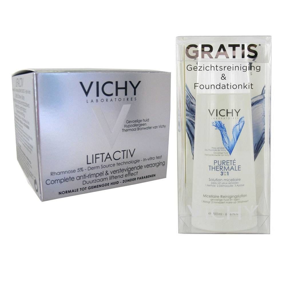 Vichy Liftactiv Derm Source Day Normal Skin + Free Facial Cleaning & Foundationkit