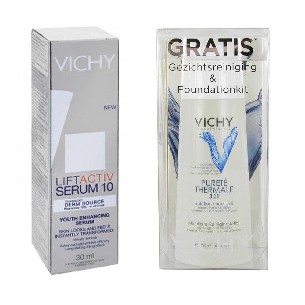 Vichy Liftactiv Derm Source Serum + Free Facial Cleaning & Foundationkit