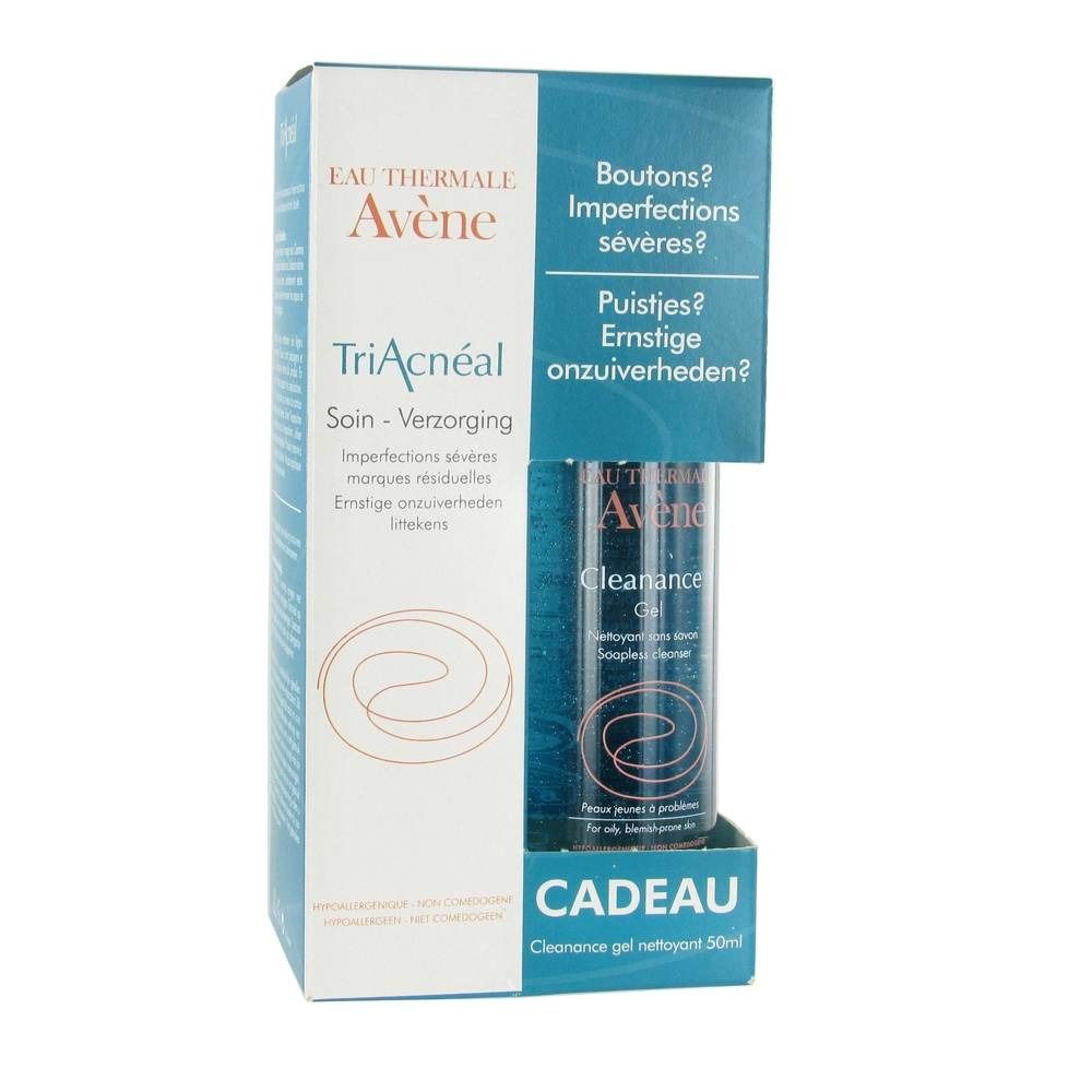 Avène Triacnéal Problem Skin + Soapless Gel Cleanser 50ml For Free