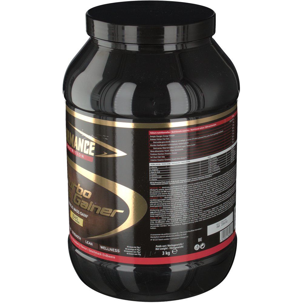 Performance Turbo Mass Gainer Strawberry