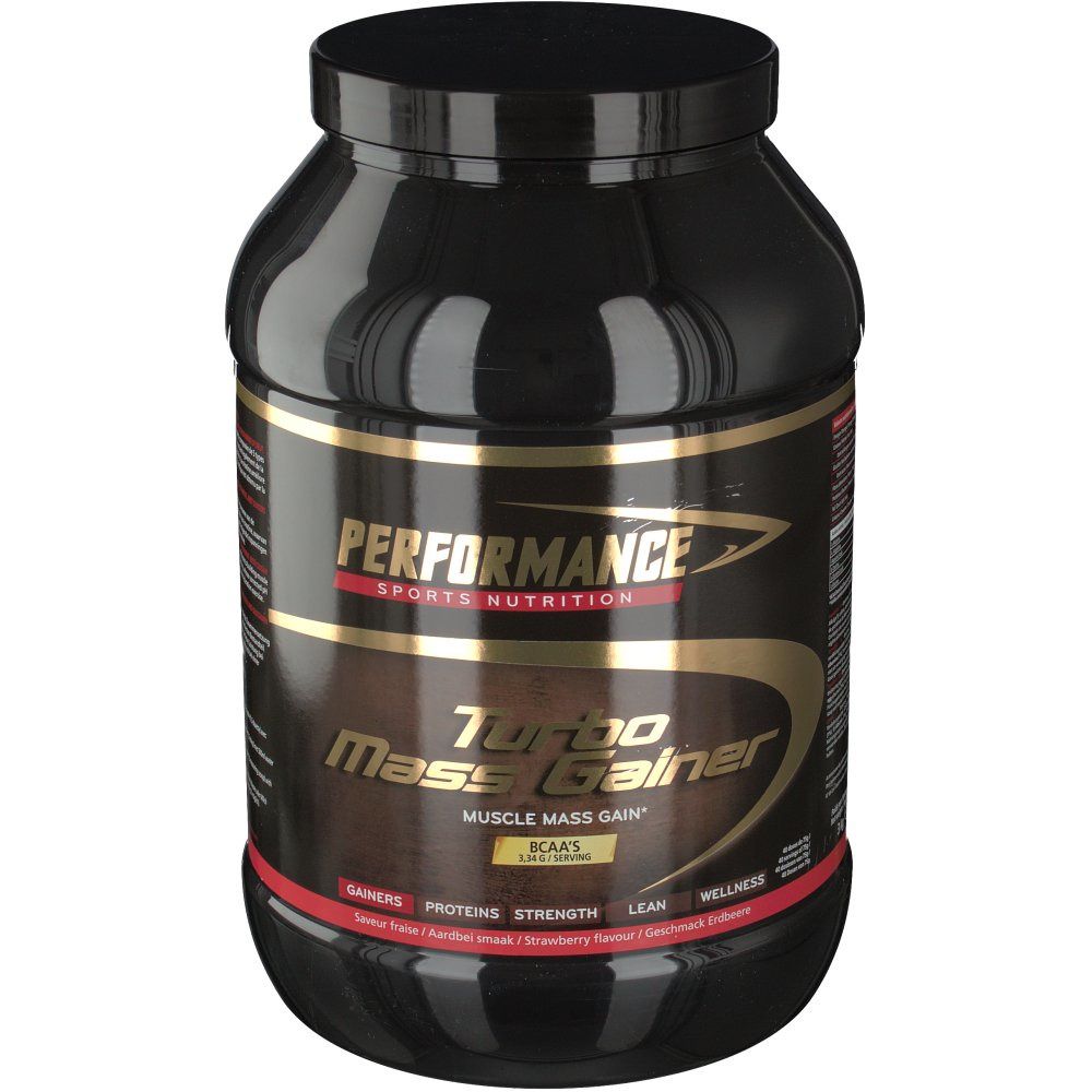 Performance Turbo Mass Gainer Strawberry