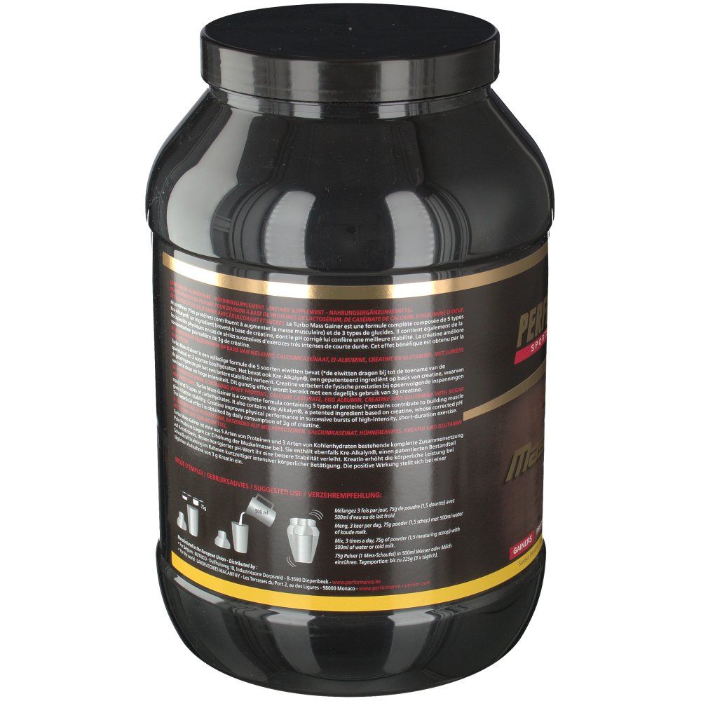 Performance Turbo Mass Gainer Banana