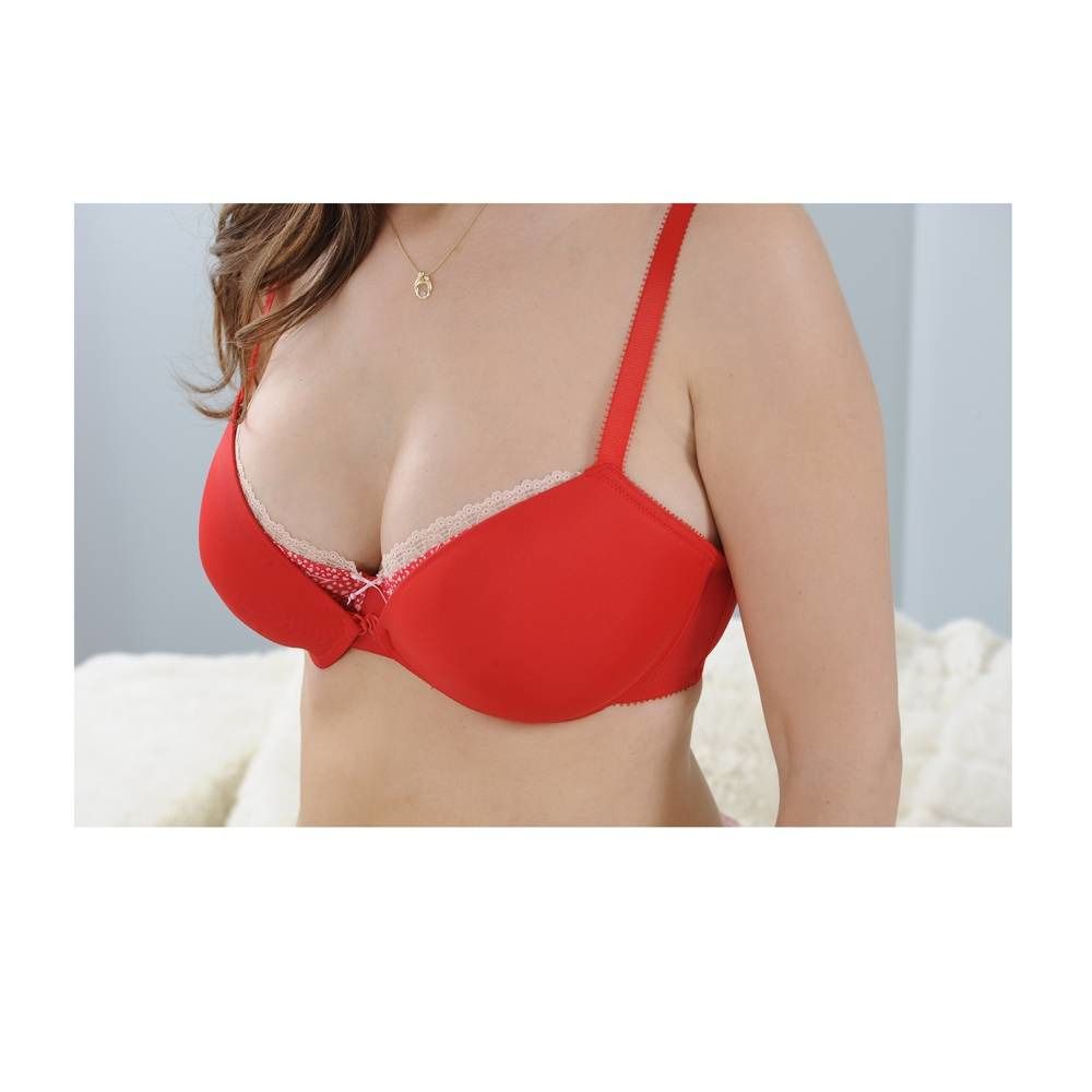 Mammae Red Romance Reggiseno per l'Allattamento D85 EU / D100 FR