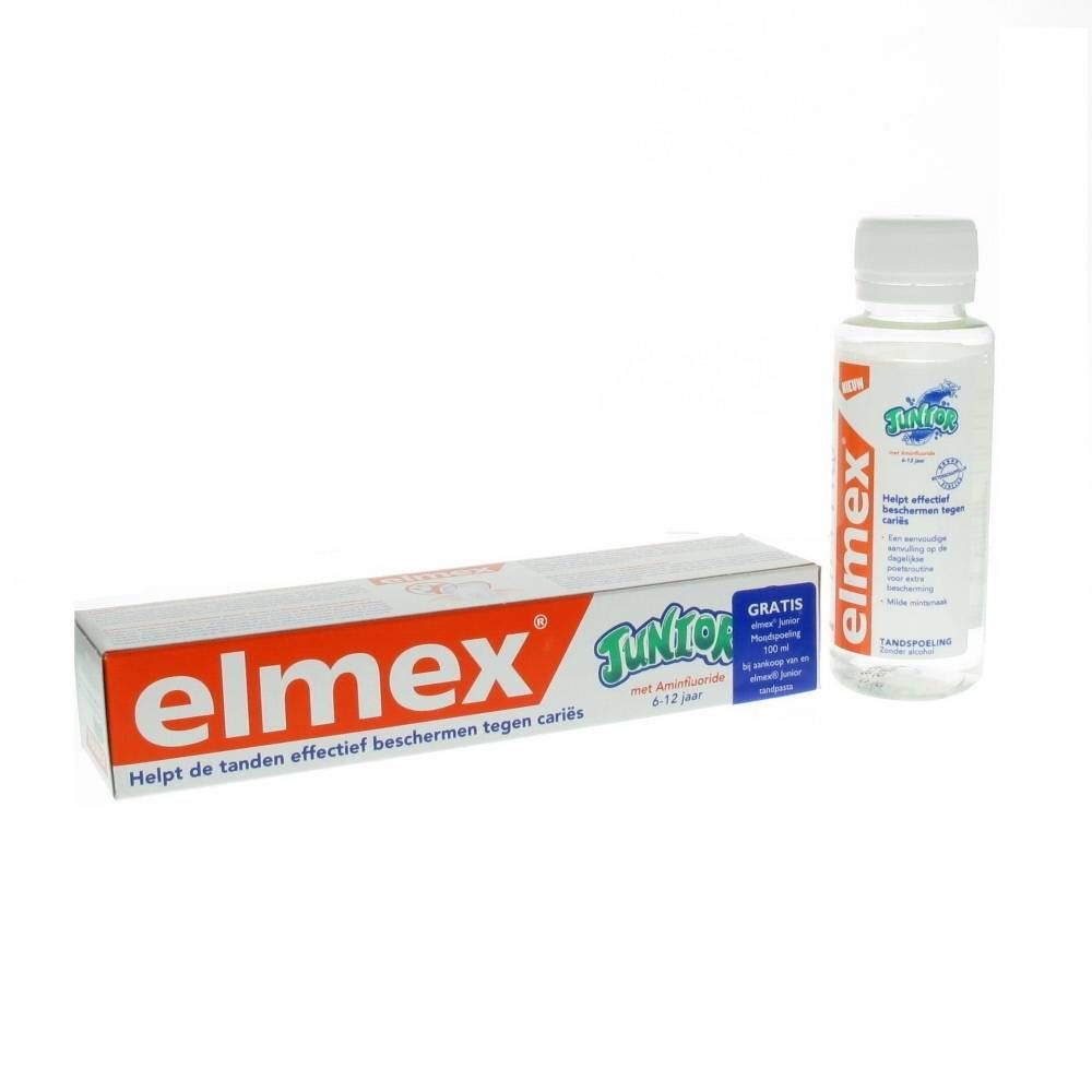 Elmex Junior + Gratis Mondspoeling