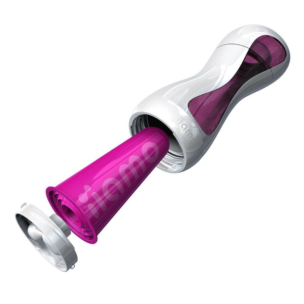 iiamo Go Self-Heating Baby Bottle White/Pink