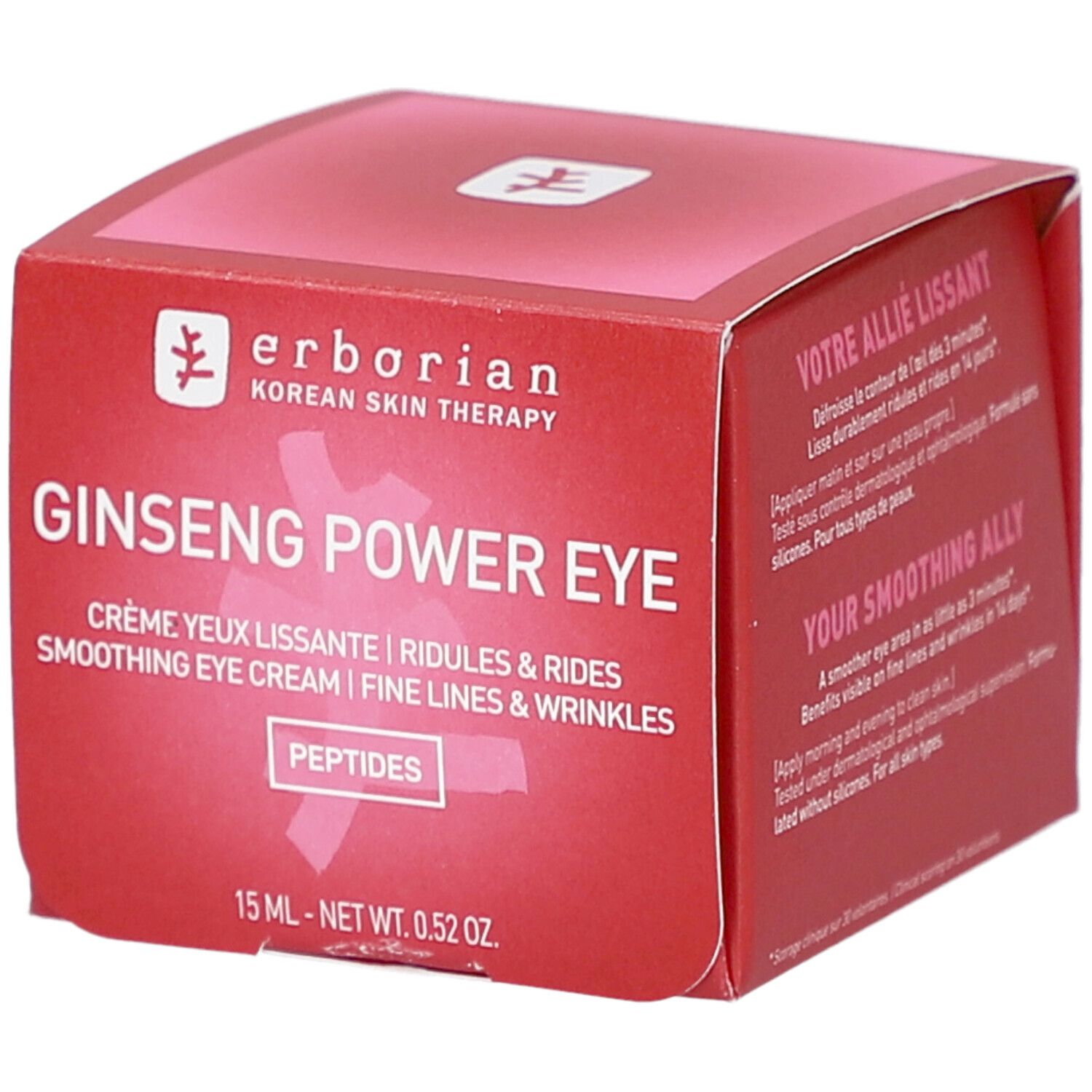 Erborian Ginseng Power Eye, crema contorno occhi levigante anti-età, 15 ml