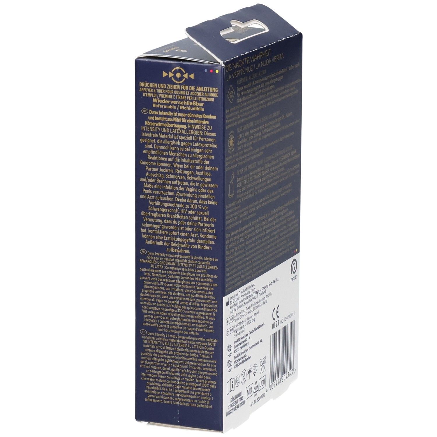 Preservativi Durex Intensità, 8 unità.
