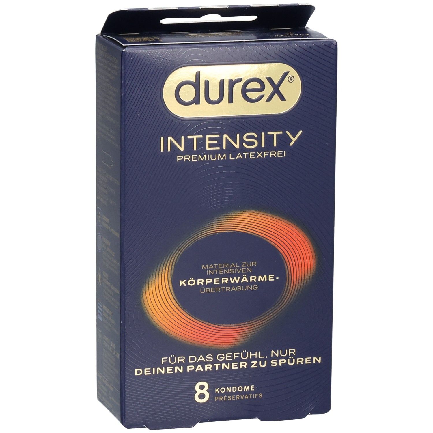 Preservativi Durex Intensità, 8 unità.