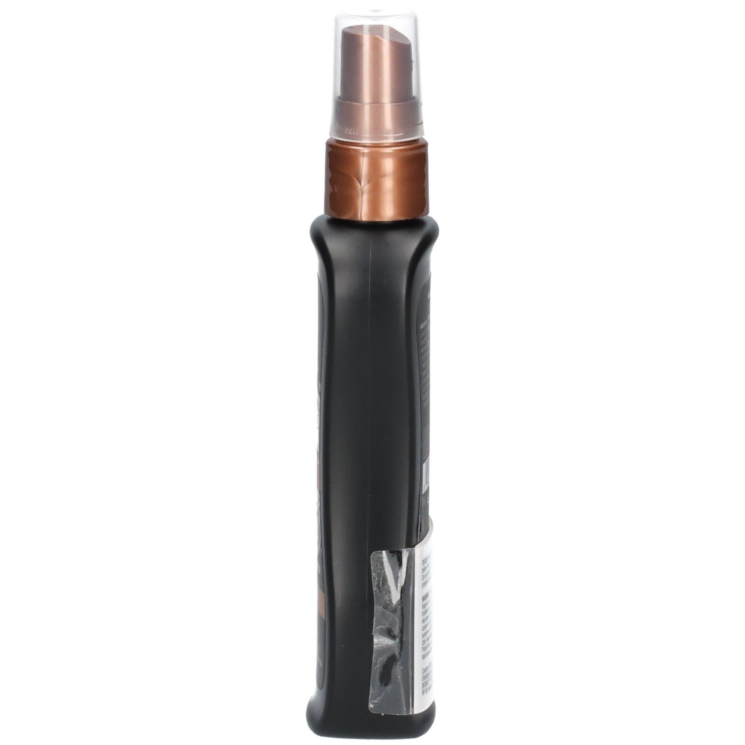 Lato di un flacone spray nero Australian Gold Instant Bronzer SPF 15.