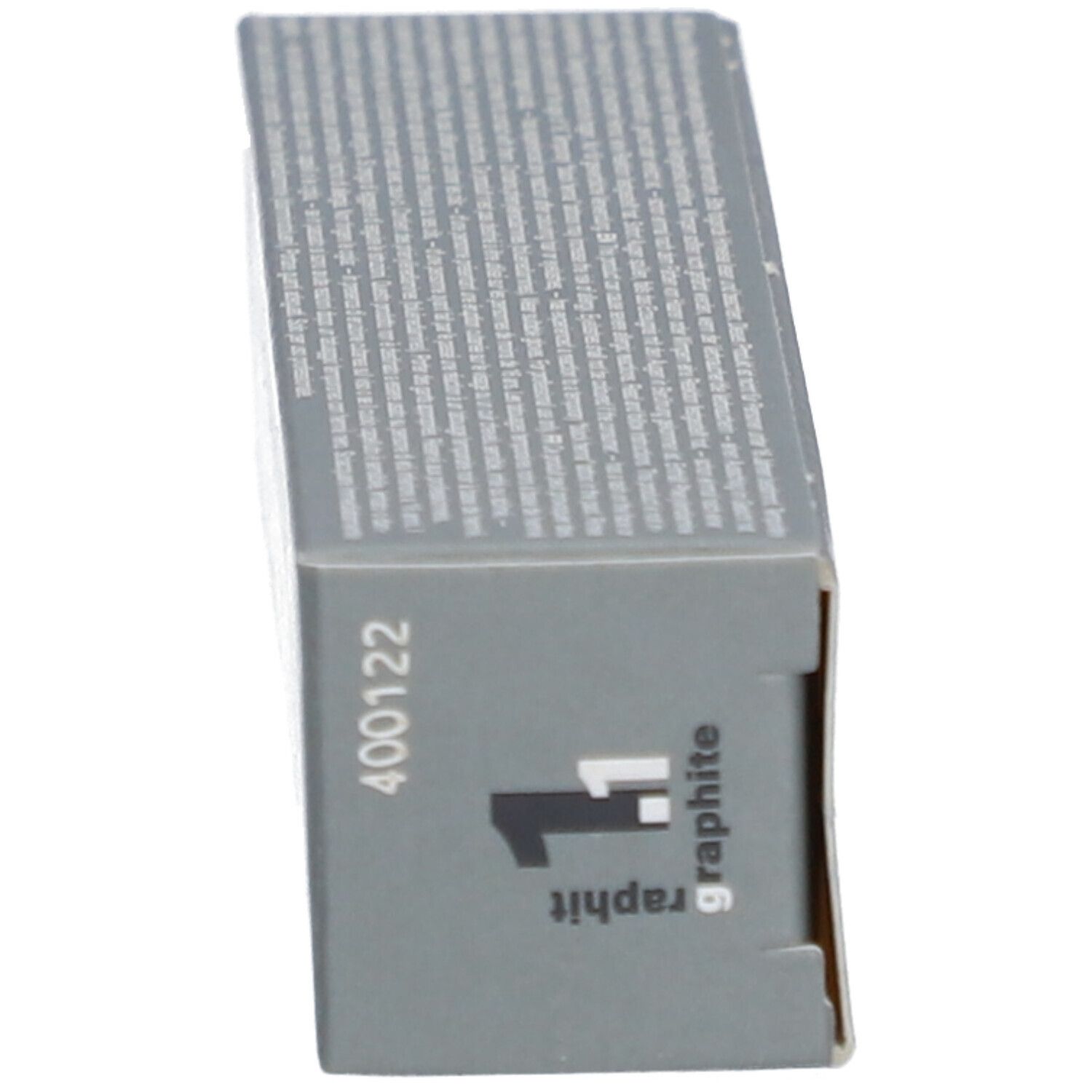 Scatola grigia. Stampa: 1.1 graphite, numero di prodotto.