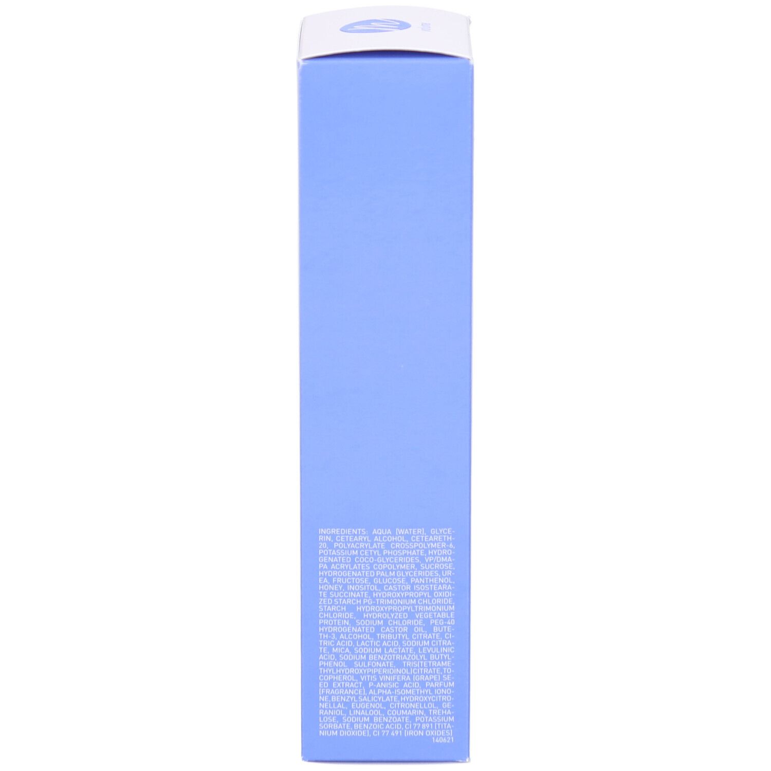 Retro della confezione Marlies Möller Volume Conditioner. Testo multilingue.