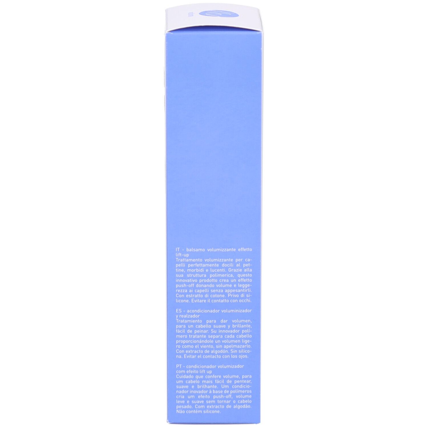 Flacone bianco Marlies Möller Volume Conditioner. Scritta blu. 200ml. Per capelli fini e normali.