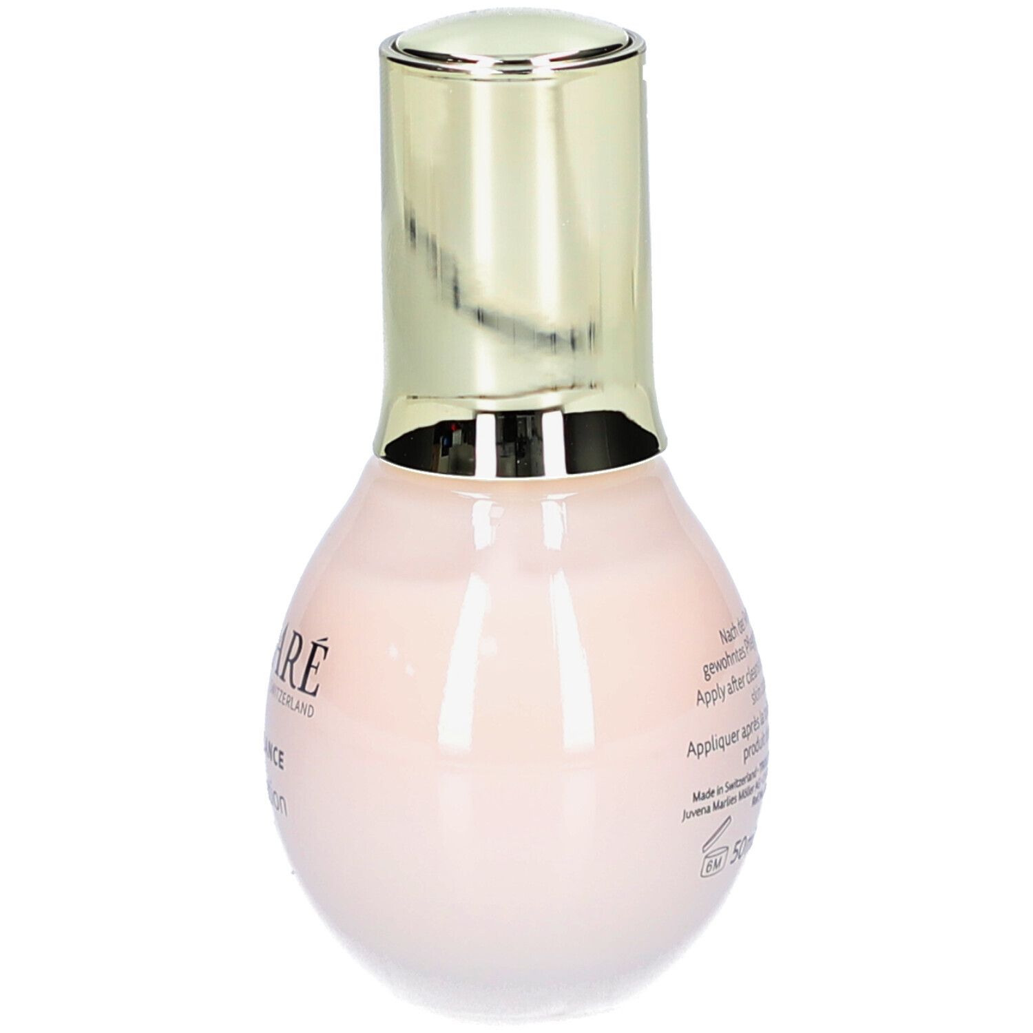 Siero Anti-Irritazione Stress Balance DECLARÉ. Flacone rosa con tappo dorato. Scritte: DECLARÉ, Stress Balance, Anti-Irritation Serum.