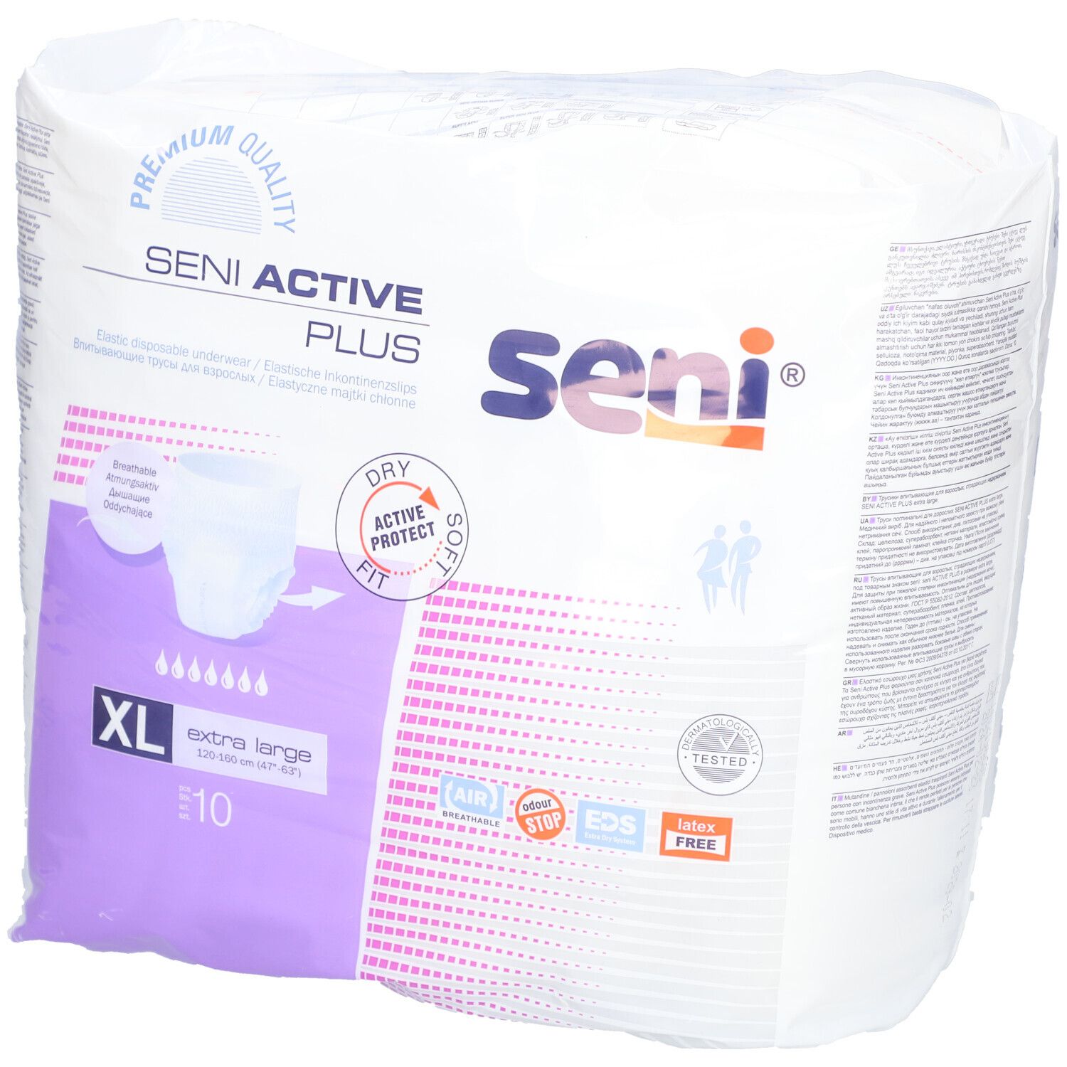 Seni Active Plus INCONTINENCE PANTS - 10 pezzi