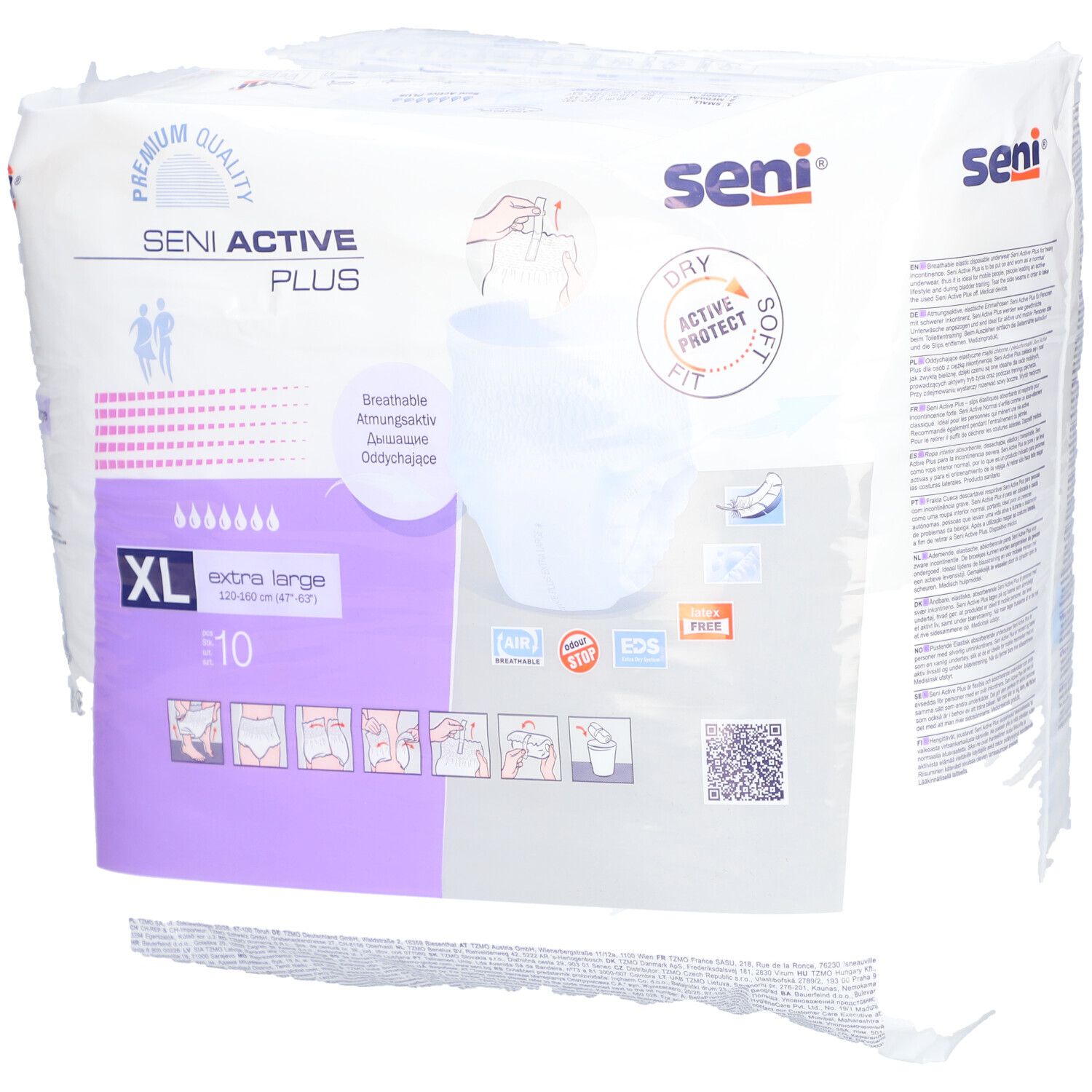 Seni Active Plus INCONTINENCE PANTS - 10 pezzi