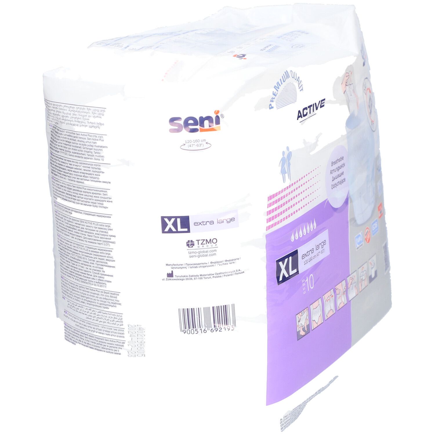 Seni Active Plus INCONTINENCE PANTS - 10 pezzi