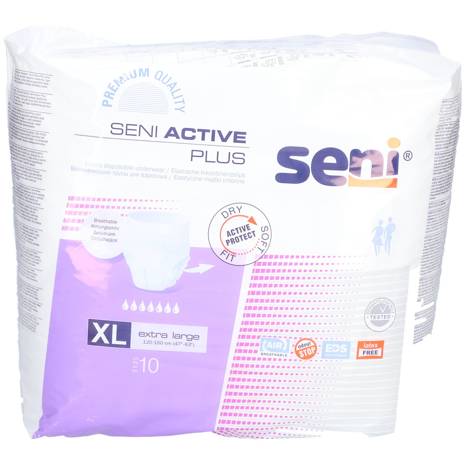 Seni Active Plus INCONTINENCE PANTS - 10 pezzi