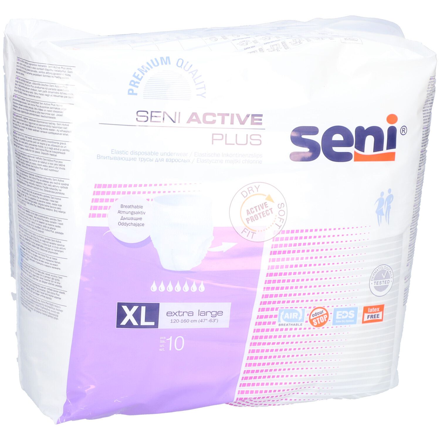 Seni Active Plus INCONTINENCE PANTS - 10 pezzi