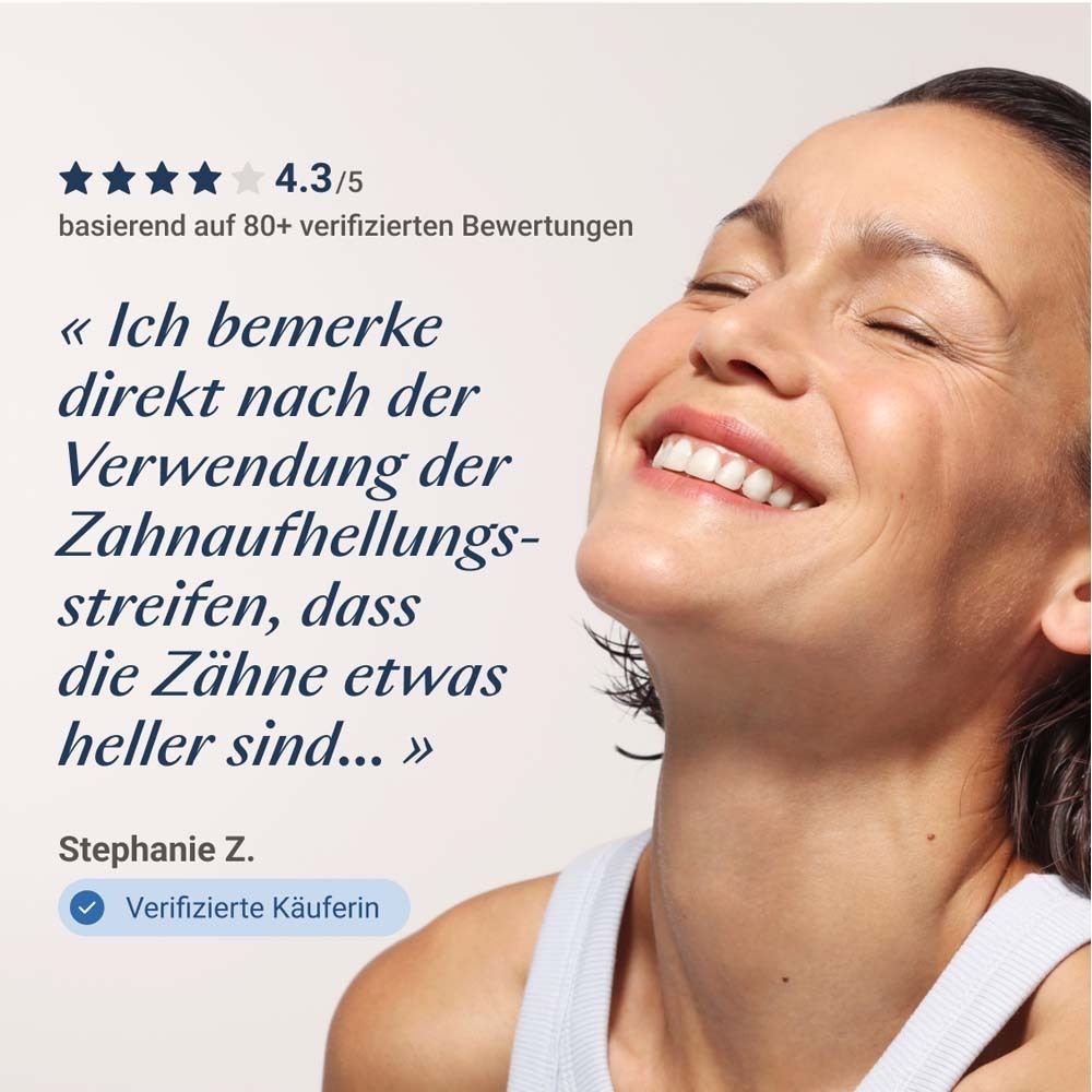 Citazione: i denti sono più chiari. Stephanie Z., acquirente verificato.