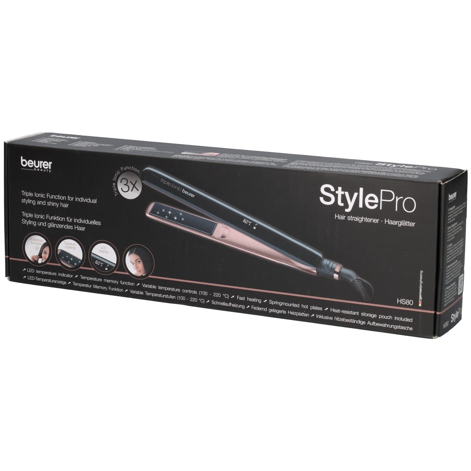Beurer HS 80 Piastra per Capelli