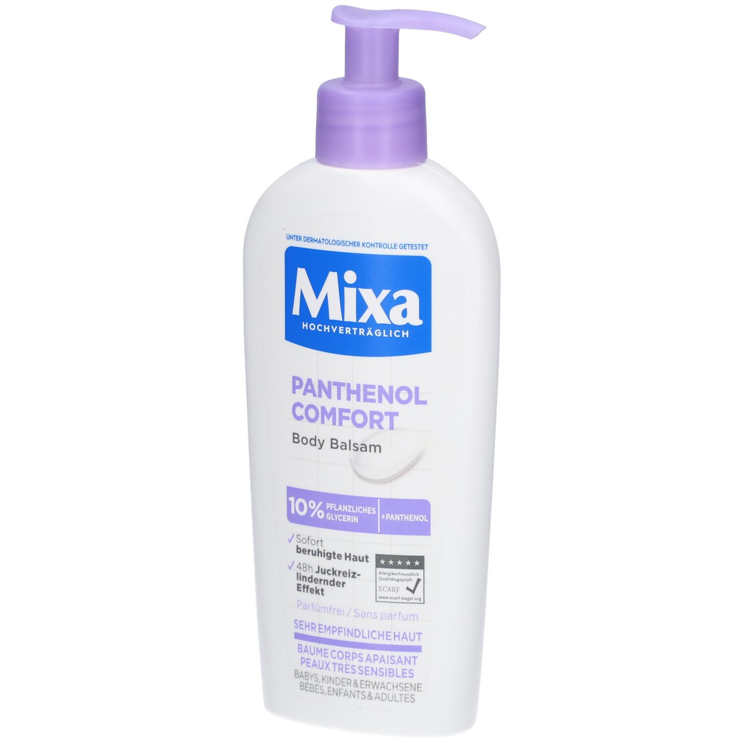 Mixa Panthenol Comfort Body Balm, balsamo lenitivo e allevia il prurito