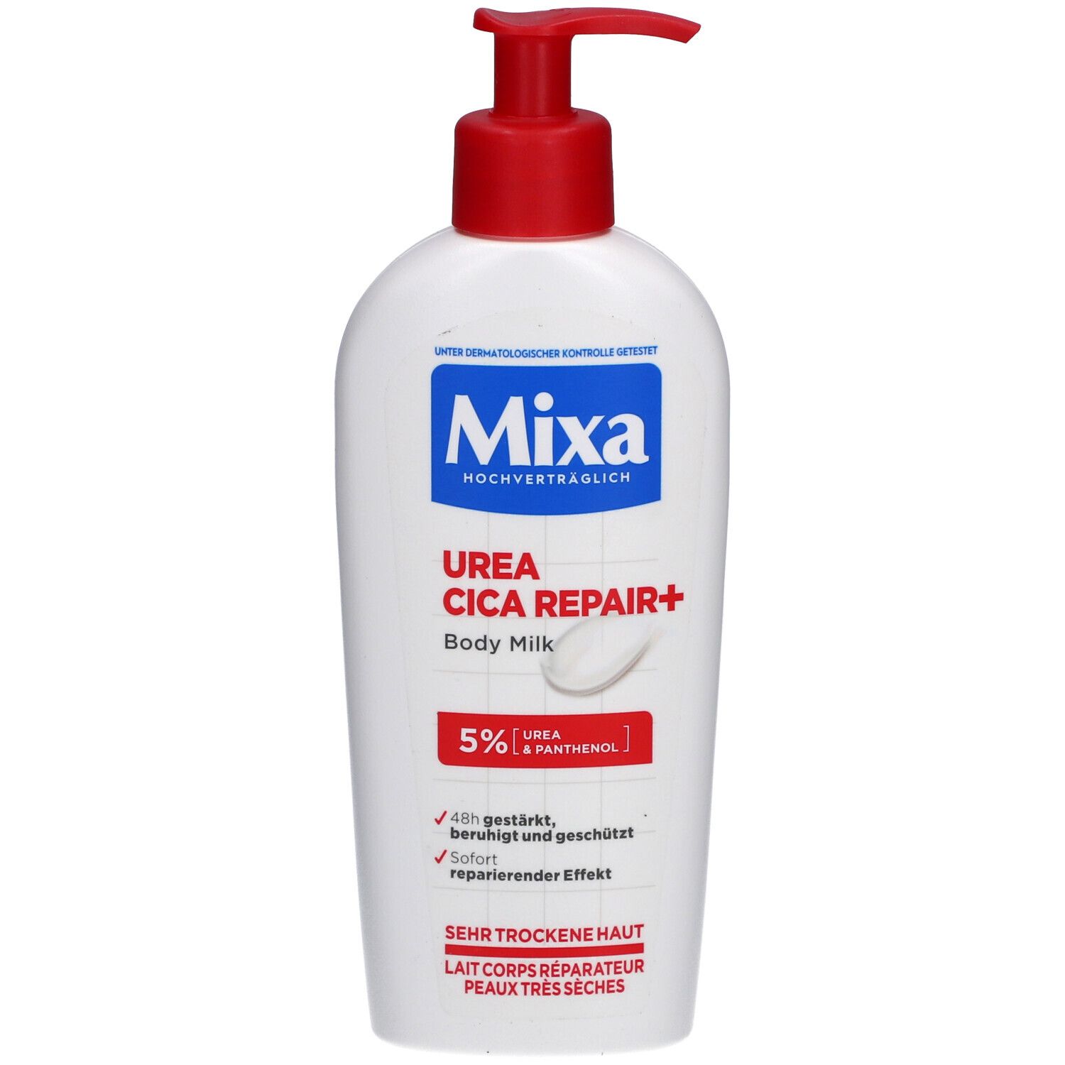 Mixa Urea Cica Repair Body Milk, latte corpo lenitivo e protettivo