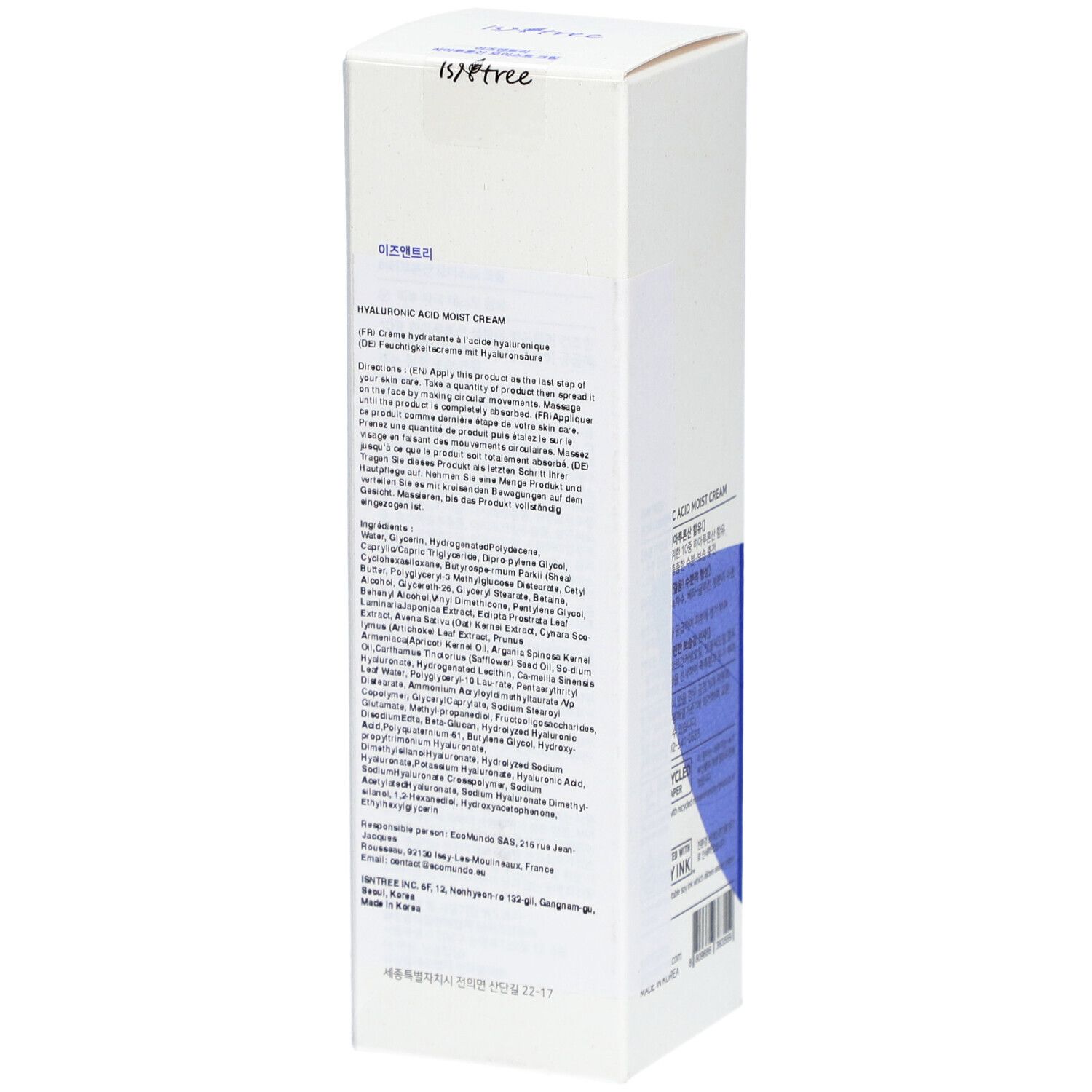 Isntree Hyaluronic Acid Moist Cream