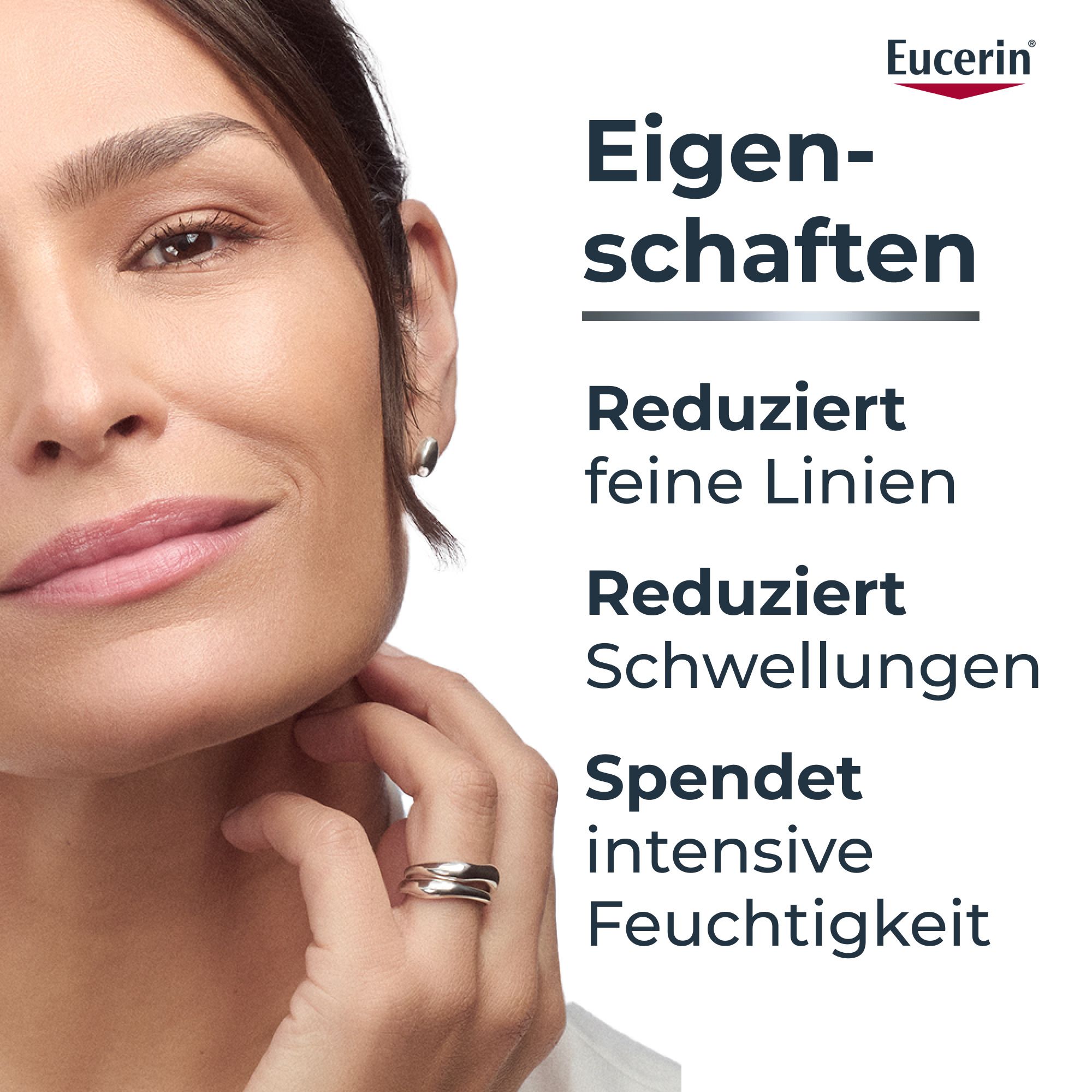 Proprietà di Eucerin Hyaluron-Filler Contorno Occhi: riduce rughe e gonfiori, idrata.
