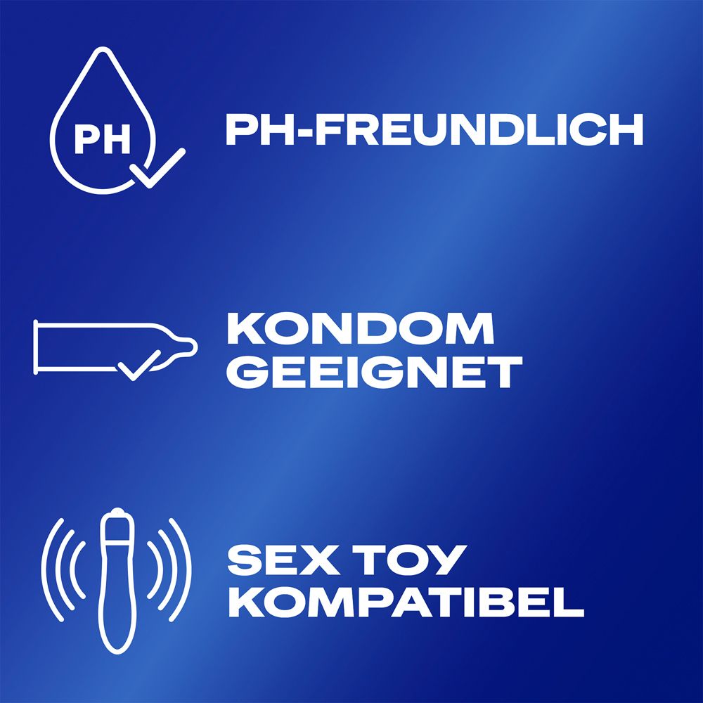Durex Play Feel: pH-friendly, compatibile con preservativi, compatibile con sex toys.
