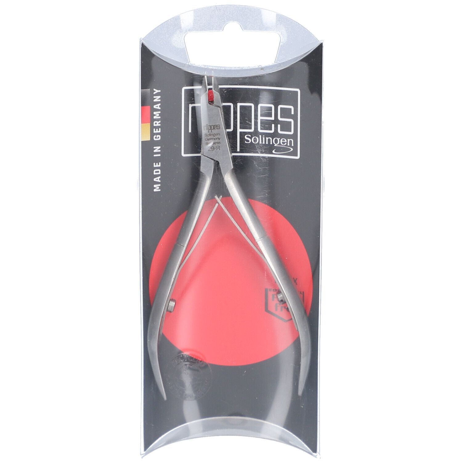 nippes Solingen pinze per cuticole in acciaio inossidabile