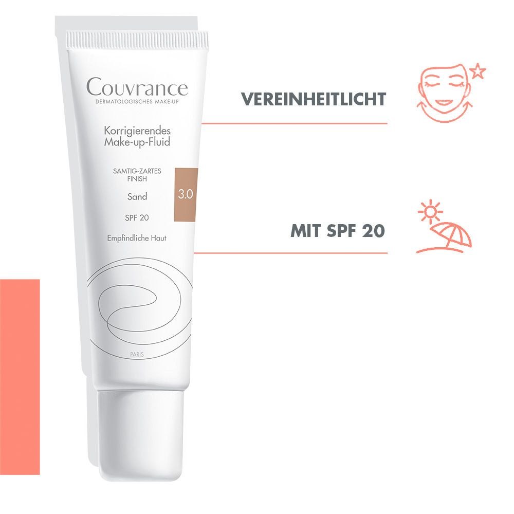 Couvrance Fluido correttore, Sabbia, SPF 20.