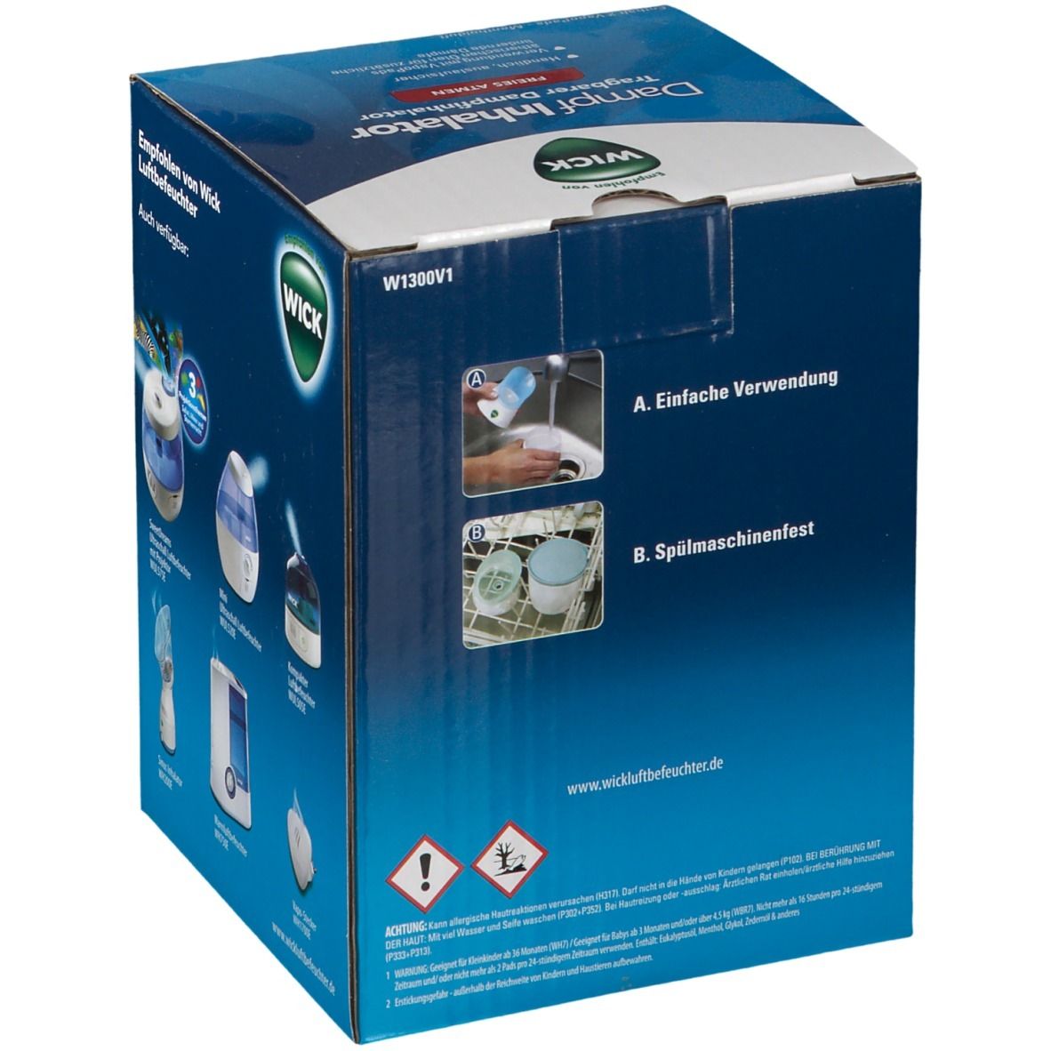 Wick DAMPFINHALATOR (W1300 WS/BLUE)