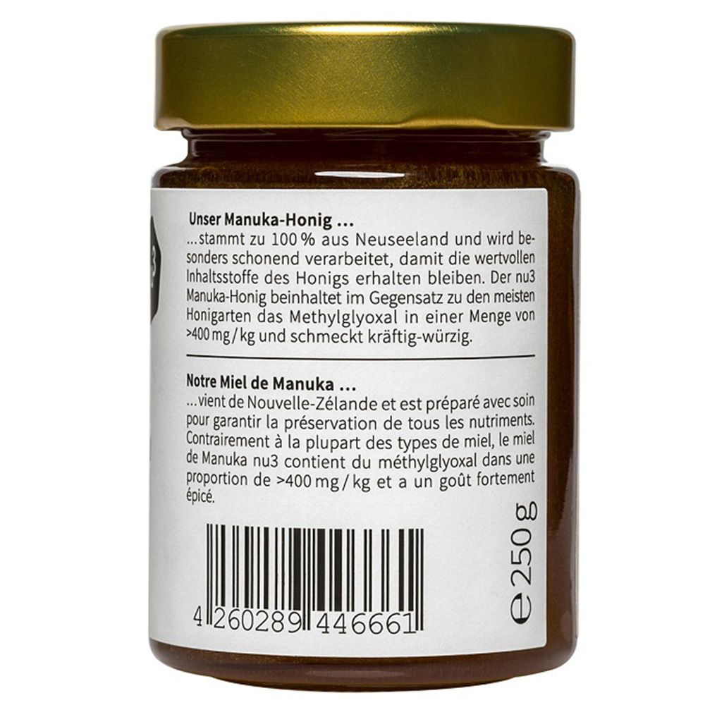 nu3 Miele di Manuka MGO 400+