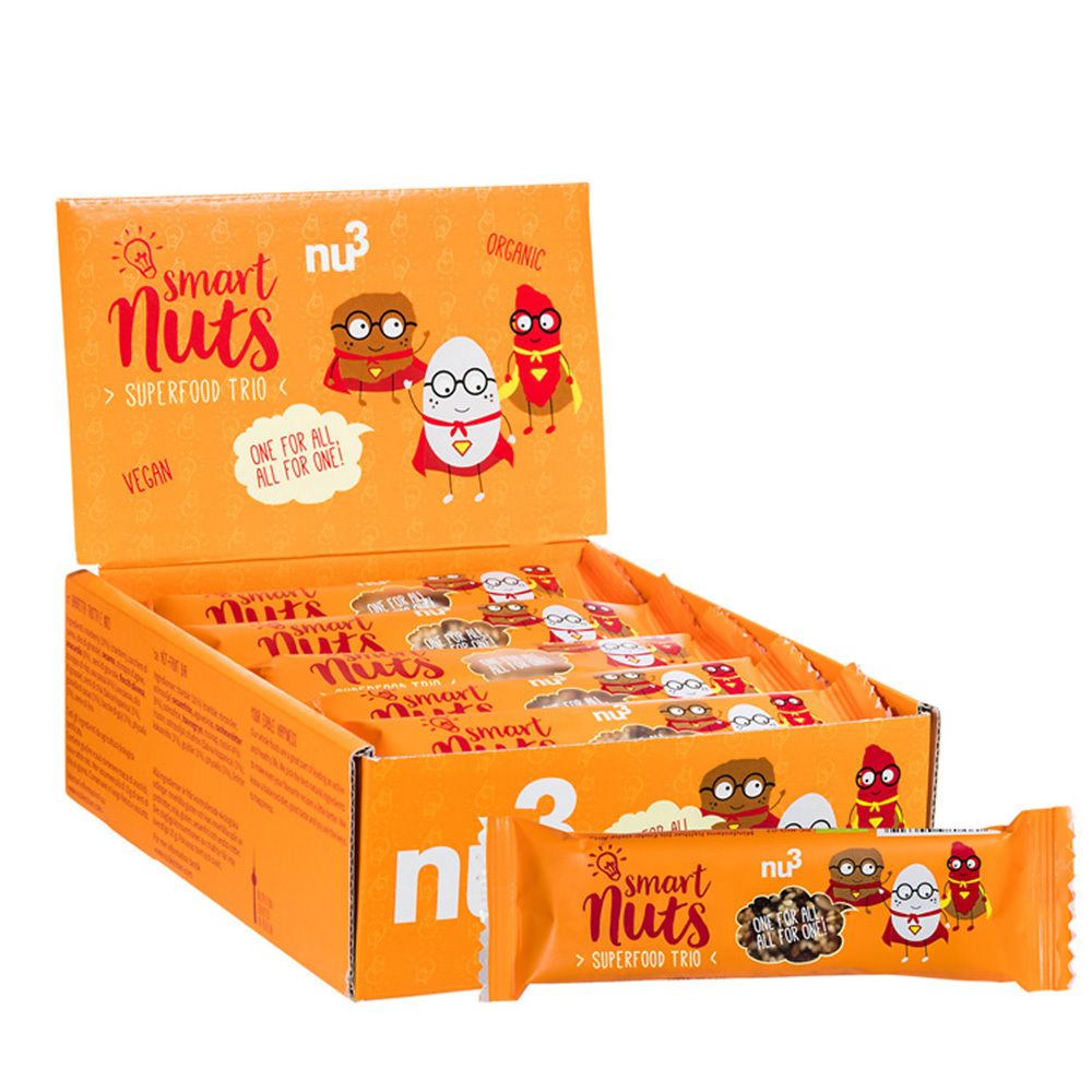 nu3 Bio Smart Nuts Superfood Trio, Barretta