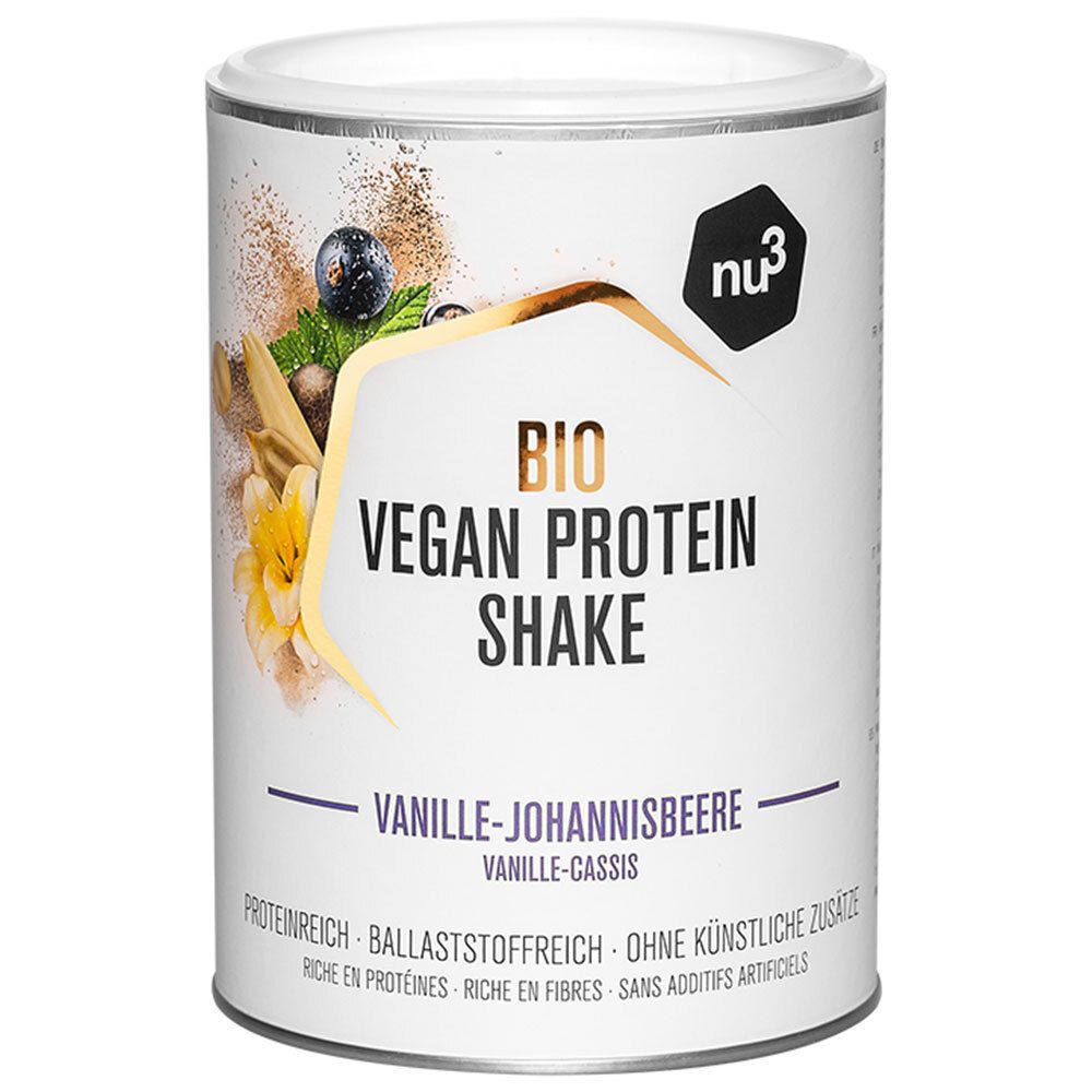 nu3 Shake Proteico Vegan Bio Ribes alla Vaniglia