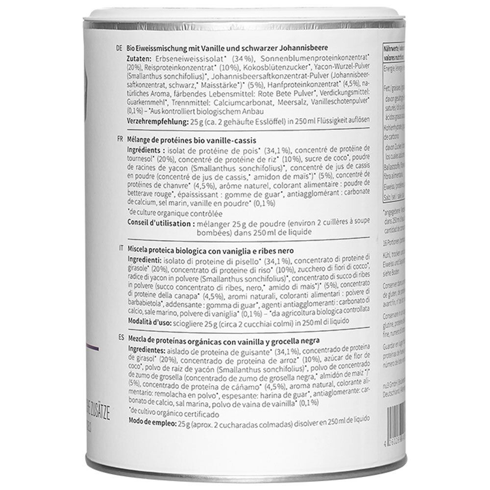nu3 Shake Proteico Vegan Bio Ribes alla Vaniglia
