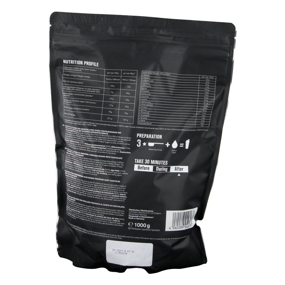 nu3 Protein Complex, Cioccolato, Polvere