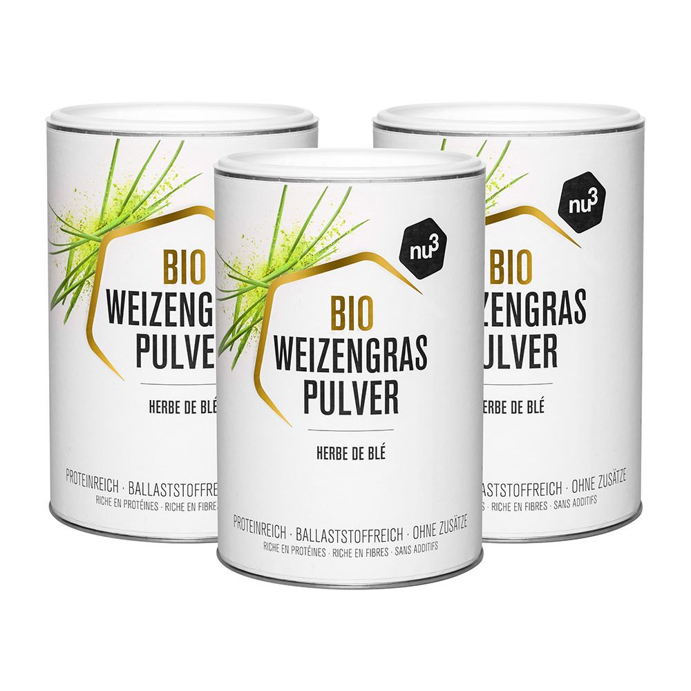 nu3 Erba di Grano Bio Set da 3