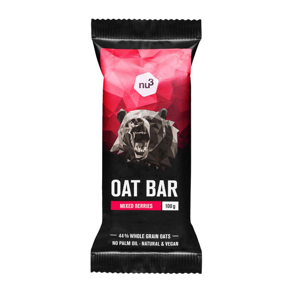 Nu3 Oat Energy Bar Mixed Berries