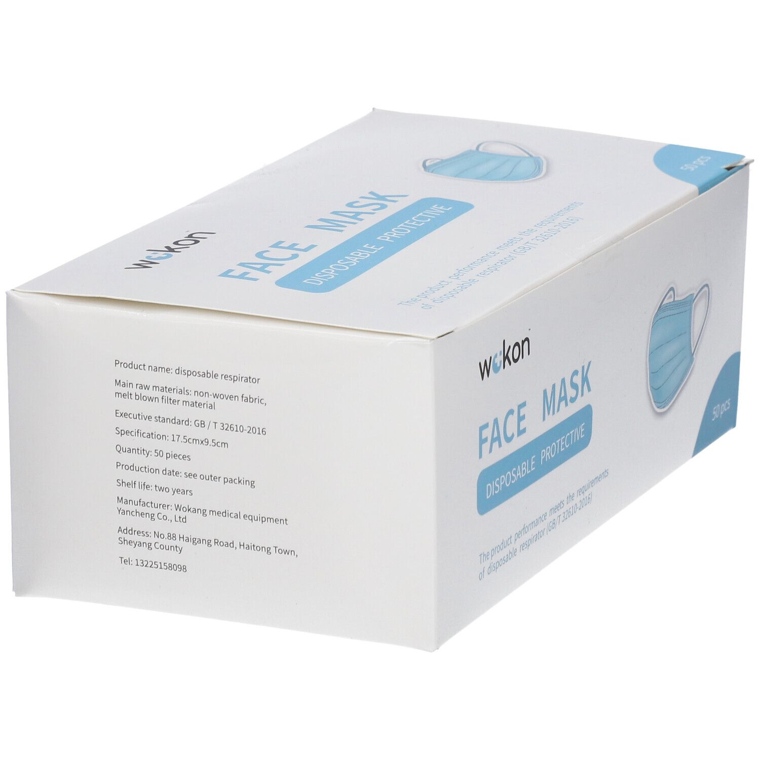 Mascherina Monouso Colorata Per Adulti, 50 Pezzi, Certificata CE, Tipo - Foto 4