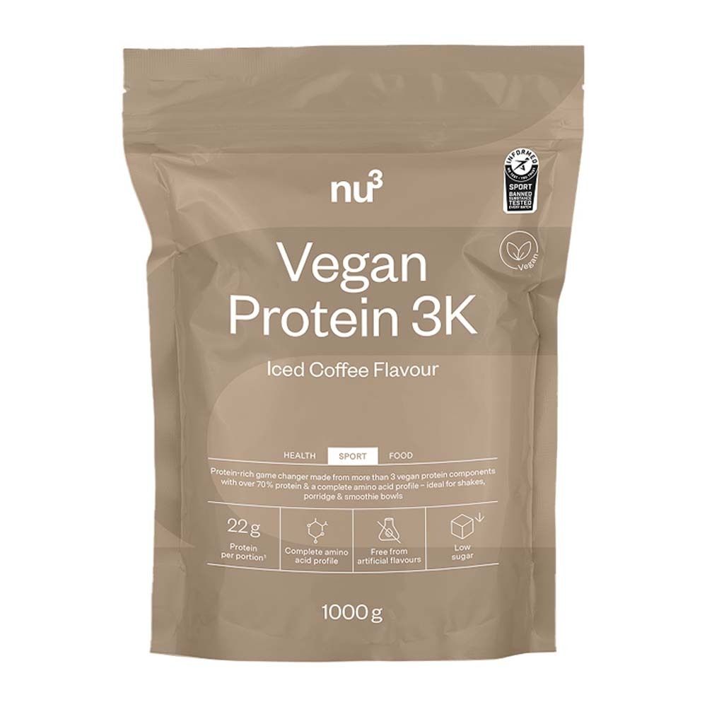 nu3 Vegan Protein 3k Iced Coffee