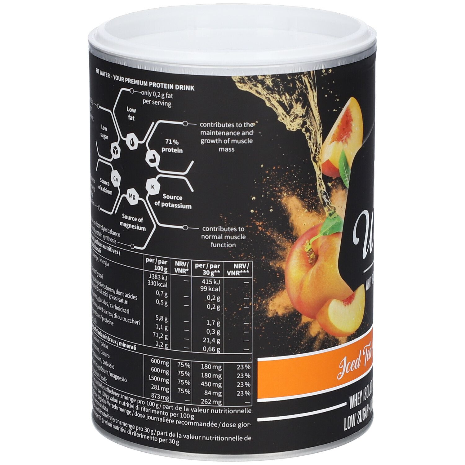 nu3 Fit Water Iced Tea Peach