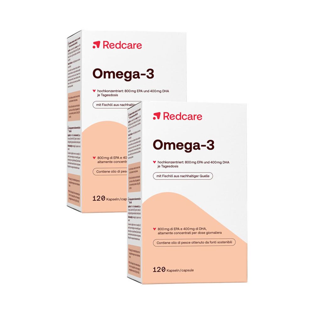 Redcare Omega-3 capsule set da 2