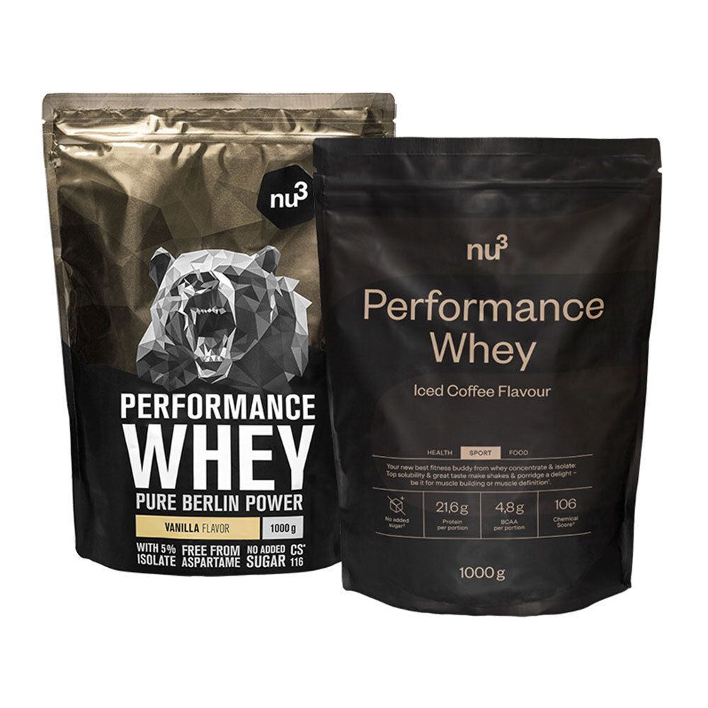 nu3 Performance Whey Set Cioccolato + Iced Coffee